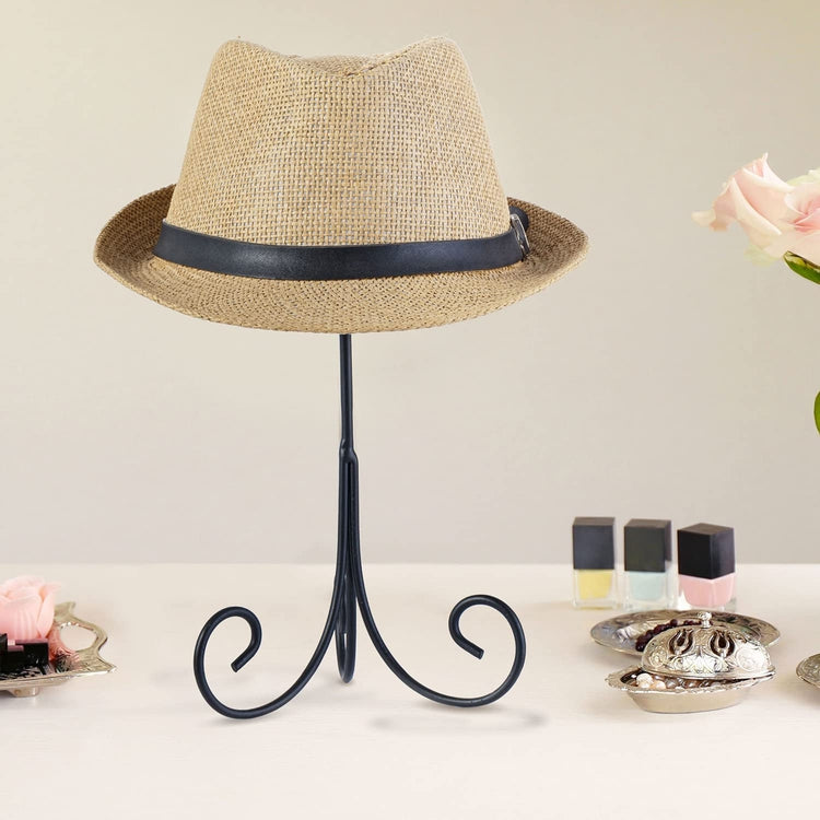Brass Tone Metal Wire Hat Holder Display Rack-MyGift