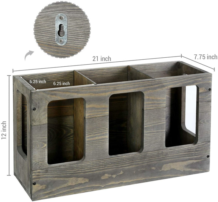 Wall Mounted Fitness Foam Roller Holder, Yoga Mat Floor Storage Rack