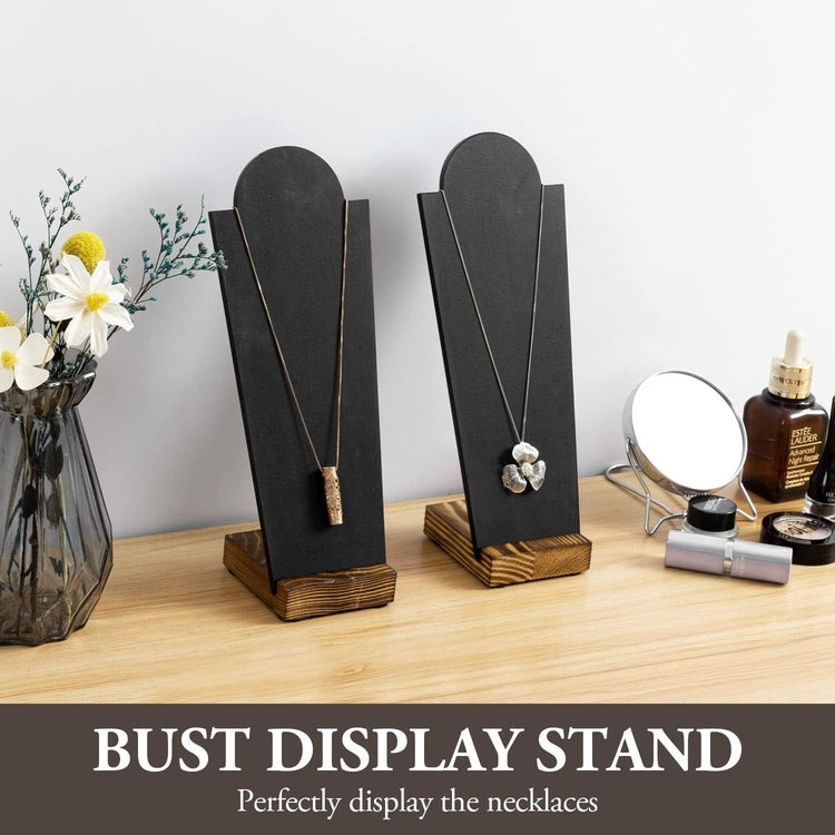 7TH VELVET Jewelry Organizer Display Stand with 3 Tier, Necklace Bracelet  and Watch Holder Display Stand, Black Velvet T-Bar Table Top Jewelry Tower,  Thin Roll : Amazon.in: Jewellery