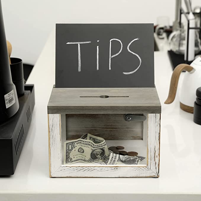 Tip Boxes with Locks | Tip Jars for Restaurants | Free Shipping – MyGift