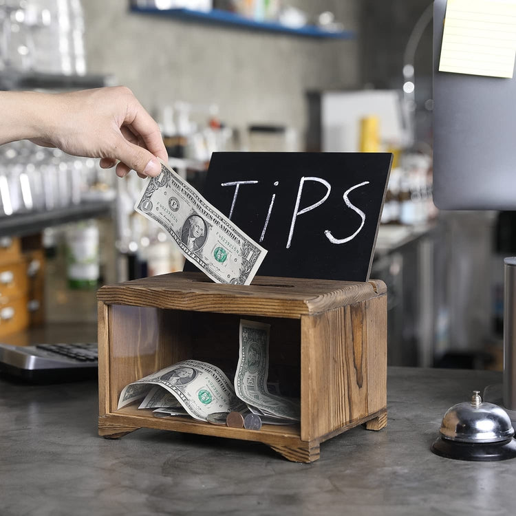 Tip Boxes with Locks | Tip Jars for Restaurants | Free Shipping – MyGift