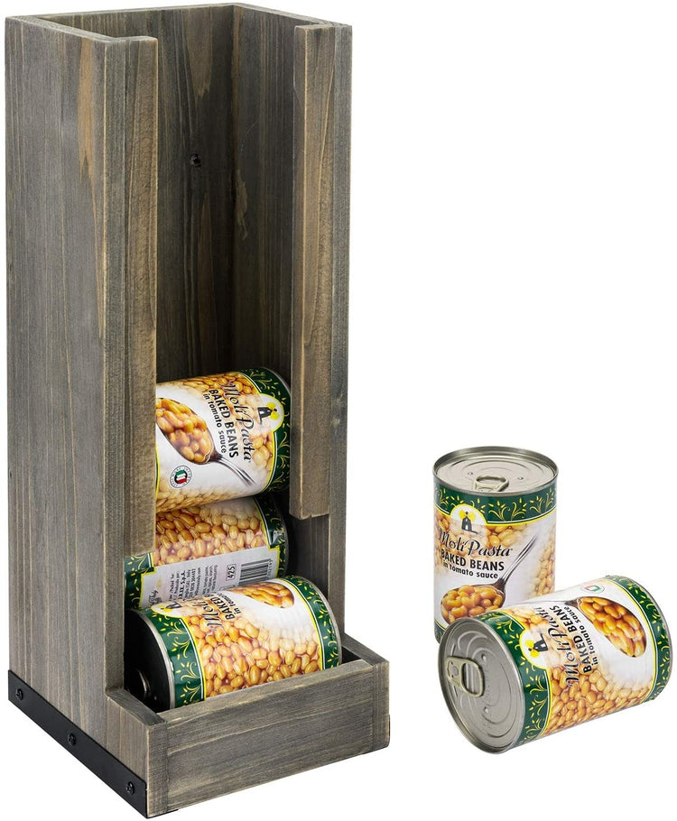 Rustic Wooden Drink Food Storage Shelf Pantry 