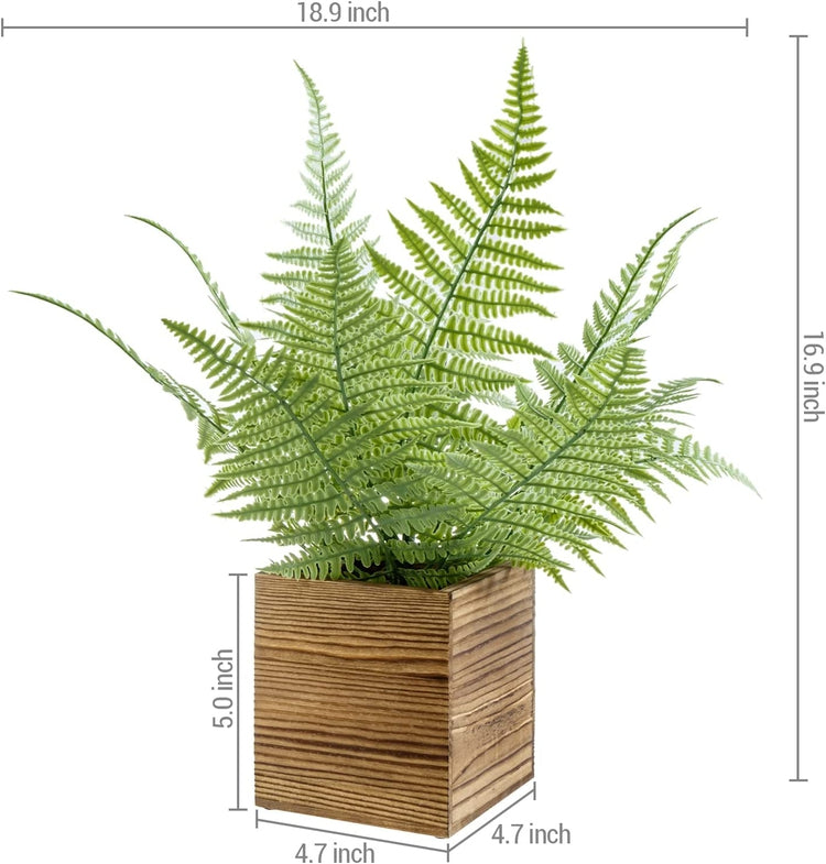 Fake Fern Plant, Artificial Greenery, Maidenhair Potted Faux Fern in B
