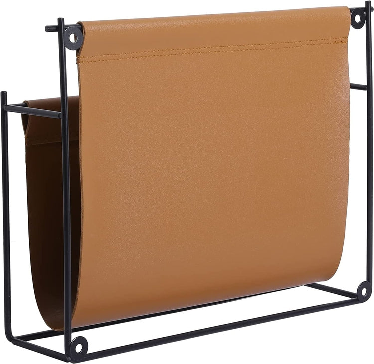 Leather Wall Caddy, Hanging Wall Storage