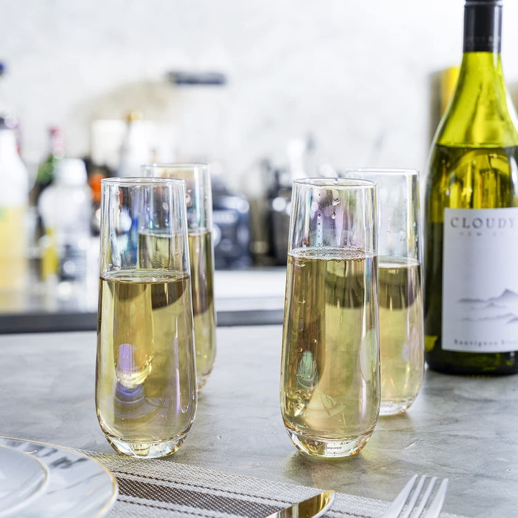MyGift Champagne Flutes - Thumbnail 3