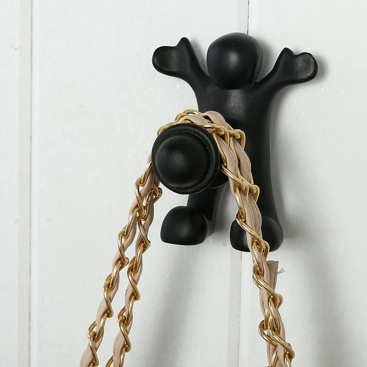 Novelty Coat Hook, Gag Gift Wall Mounted Man Figurine Storage Rack-MyGift