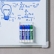 Clear Acrylic Magnetic Mounted Whiteboard Marker Holder, Office Supplies Pencil Storage Basket-MyGift