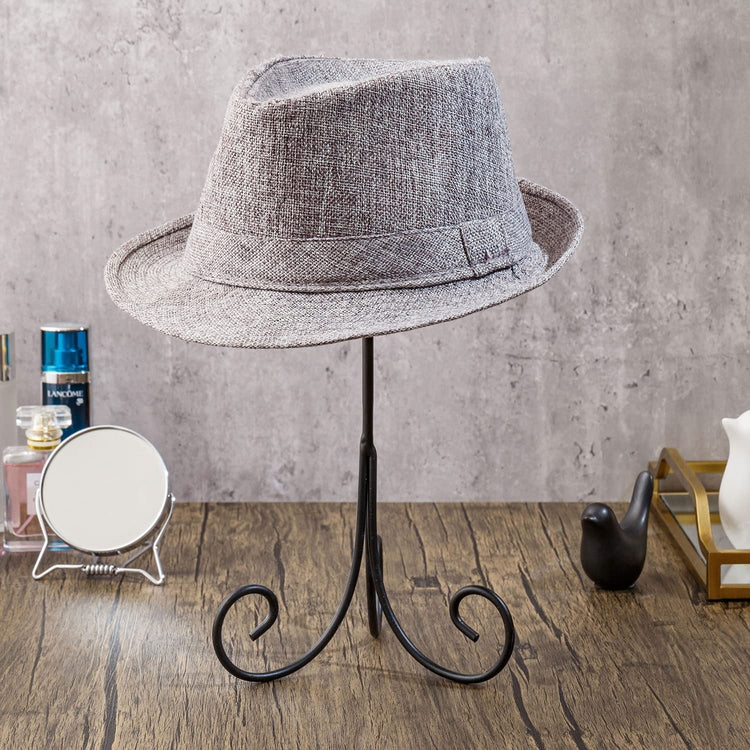 Brass Tone Metal Wire Hat Holder Display Rack-MyGift