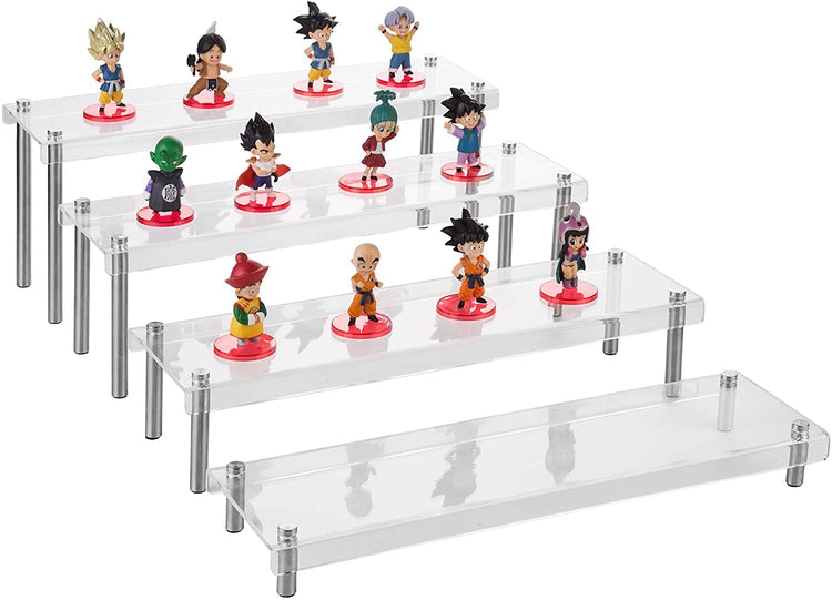 4-Tier Clear Acrylic Rectangular Cupcake Display Riser, Set of 4 – MyGift