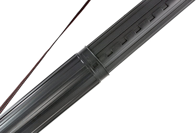 Set of 2 Heavy Duty Black Telescoping Document Carrying Tubes w/ Adjustable Straps-MyGift