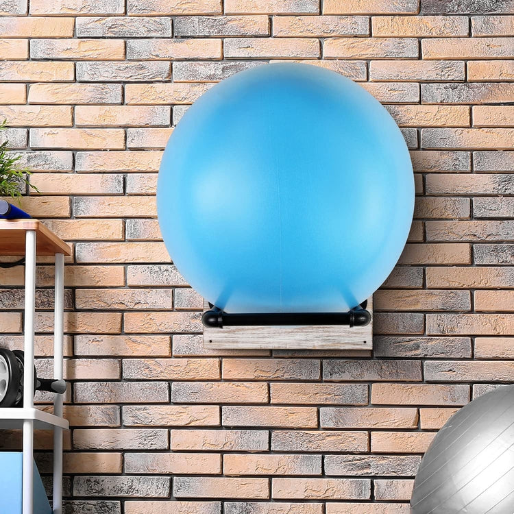Yoga Studio & Gym Equipment Organizer, Exercise Ball Storage Rack, Set ...