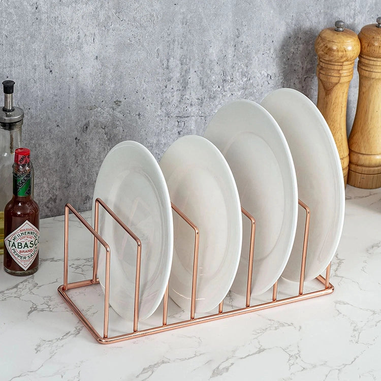 Rose Gold Metal Dish Drying Rack – MyGift