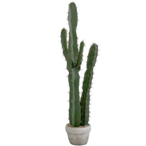 Artificial Cactus with Cement Planter, 36 inch - MyGift