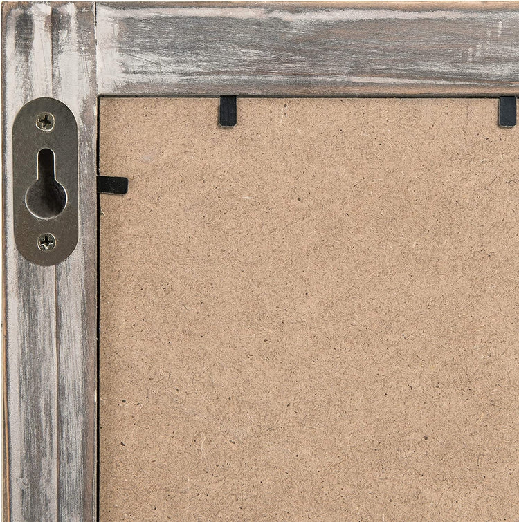 Torched Wood Chalkboard and Corkboard Wall Mounted Message Board with