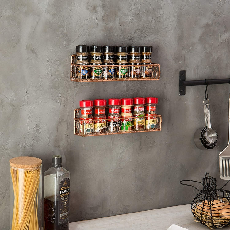 Wall Spice Racks - Set