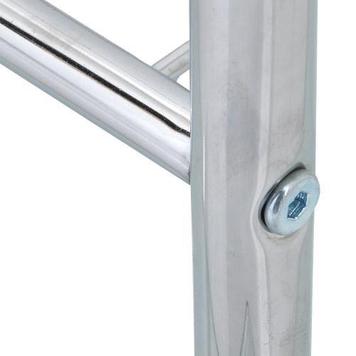Freestanding Chrome-Plated Metal Bath Towel Rack - MyGift