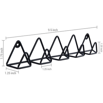 Modern Black Metal Wire Triangle Design Key Rack – MyGift