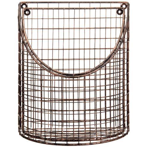 Copper Tone Metal Wire Storage Basket, Set of 2 - MyGift