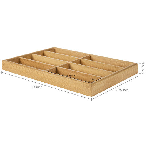 Modern Natural Bamboo Eyewear Display Tray-MyGift