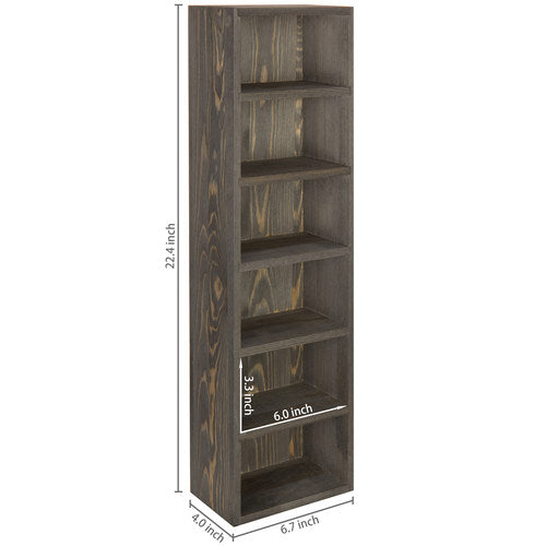 Rustic Gray Wood Sunglasses Display Stand-MyGift