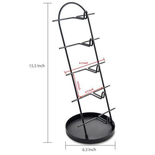 Modern Black Metal Sunglass Display w/ Tray - MyGift