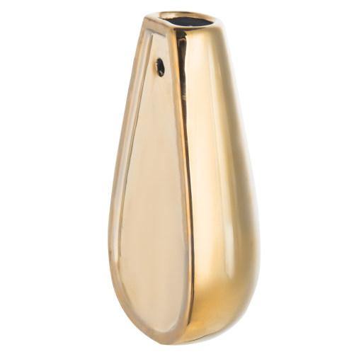 Metallic Gold-Tone Wall-Mounted Vases, Set of 3 - MyGift