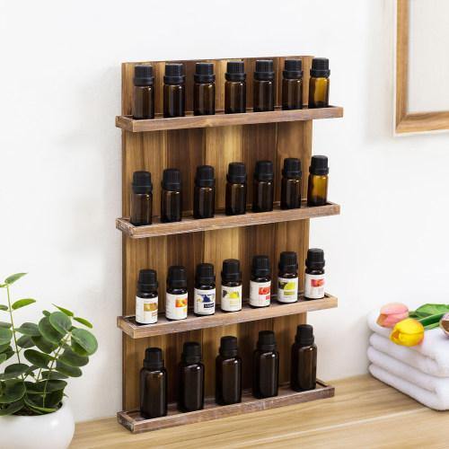 Wall Mounted Pallet Style Essential Oil Rack - MyGift