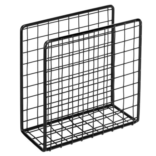 Black Metal Wire Napkin Holder-MyGift