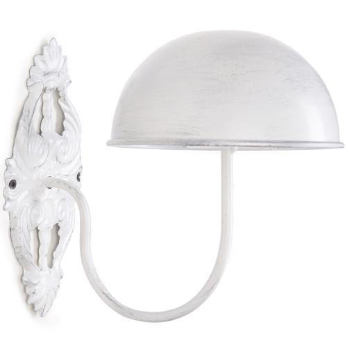Wall-Mounted Vintage White Metal Hat & Wig Holders, Set of 2 - MyGift