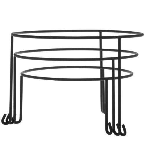 Black Metal Wire Pizza & Dessert Riser, Set of 3-MyGift
