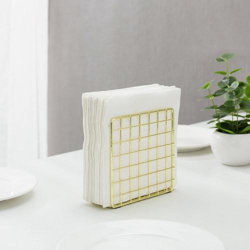 Gold Tone Metal Wire Napkin Holder - MyGift