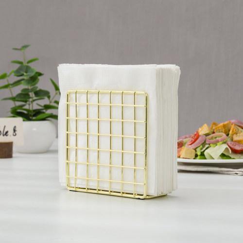 Gold Tone Metal Wire Napkin Holder - MyGift