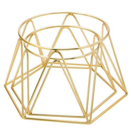 Modern Brass Plated Pizza Riser Stand, Set of 2 – MyGift