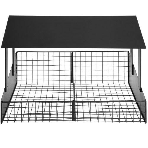 Black Metal Fruit Stand Style Produce Basket - MyGift