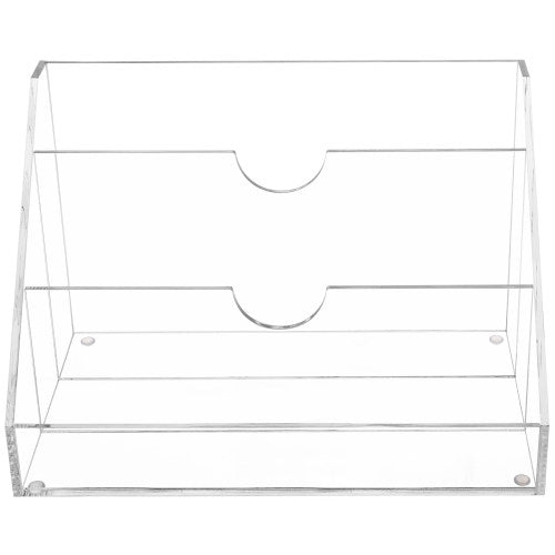 Clear Acrylic Mail Sorter & Desktop Organizer-MyGift