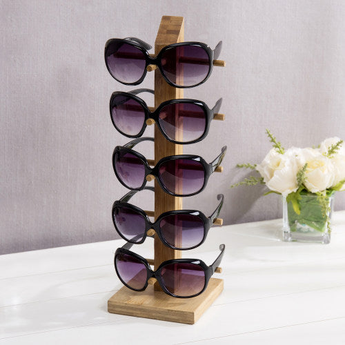 Natural Bamboo Sunglass Display Stand-MyGift