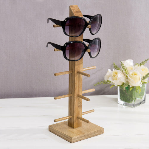 Natural Bamboo Sunglass Display Stand-MyGift