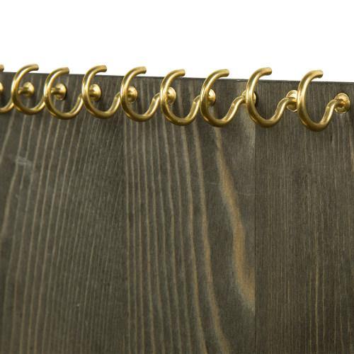 Vintage Gray Wood Jewelry Wall Organizer - MyGift