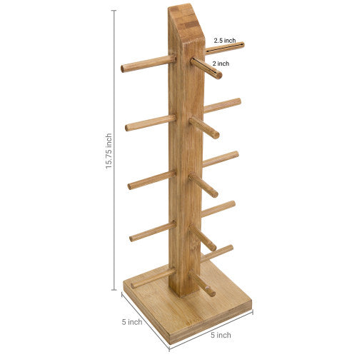 Natural Bamboo Sunglass Display Stand-MyGift