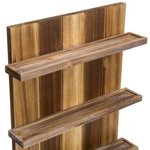 Wall Mounted Pallet Style Essential Oil Rack - MyGift
