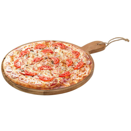 Premium Natural Acacia Solid Wood Pizza Paddle-MyGift