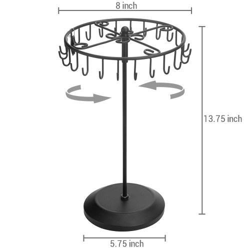 Black Rotating Jewelry Tree - MyGift