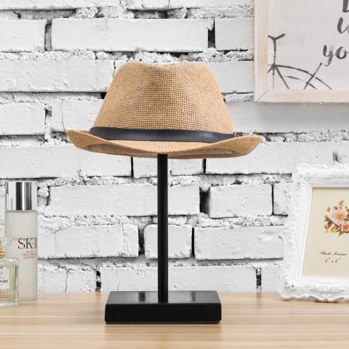 Adjustable Black Metal Hat & Wig Tabletop Display Stand - MyGift