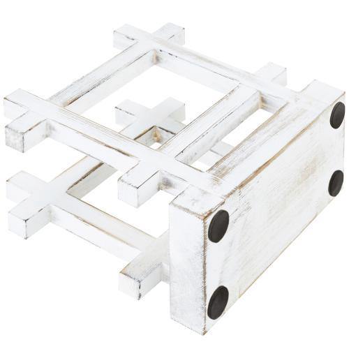 Shabby Whitewashed Napkin Holder - MyGift