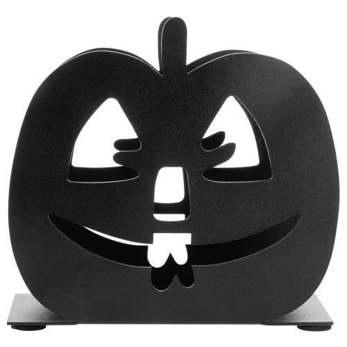 Black Pumpkin Jack-O-Lantern Napkin Holder - MyGift