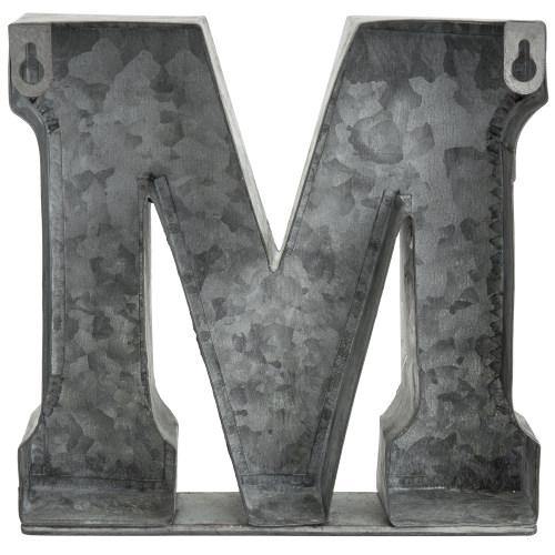Galvanized Silver Metal Cutout Letters Sign HOME - MyGift