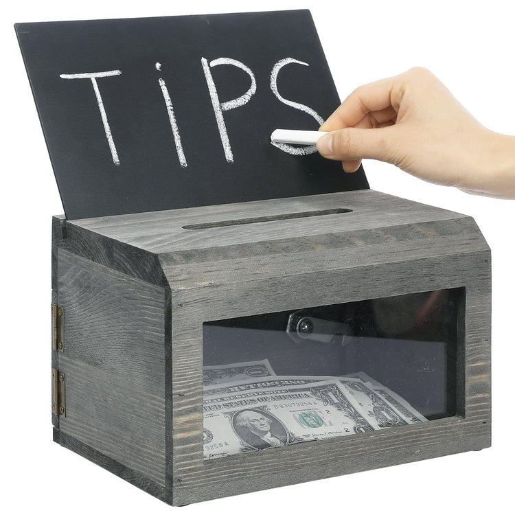 Tip Boxes with Locks | Tip Jars for Restaurants | Free Shipping – MyGift