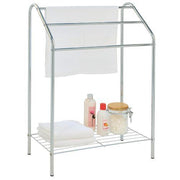 Freestanding Chrome-Plated Metal 3 Tier Towel Rack - MyGift