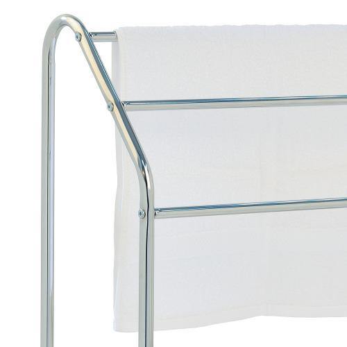Freestanding Chrome-Plated Metal 3 Tier Towel Rack - MyGift