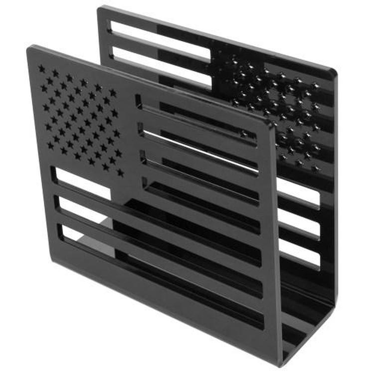 Acrylic Cutout USA Flag Design Tabletop Napkin Holder
